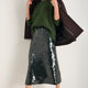 Suzy Sequin Skirt - Deep Olive