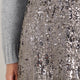 Suzy Sequin Skirt - Pewter
