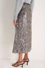 Suzy Sequin Skirt - Pewter