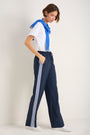 Suzy Side Stripe Trouser - Midnight