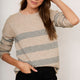Flo Star Patch Jumper - Taupe/Grey