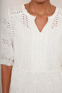 Talina Broderie Dress - Ivory