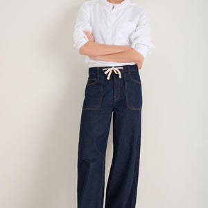 Tallulah Carpenter Tie Jean - Rinse Wash