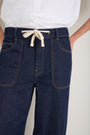 Tallulah Carpenter Tie Jean - Rinse Wash