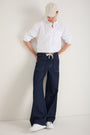 Tallulah Carpenter Tie Jean - Rinse Wash