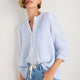 Kiki Blouse - Sky Blue/White Stripe