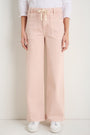 Tallulah Carpenter Tie Jean - Dusky Pink