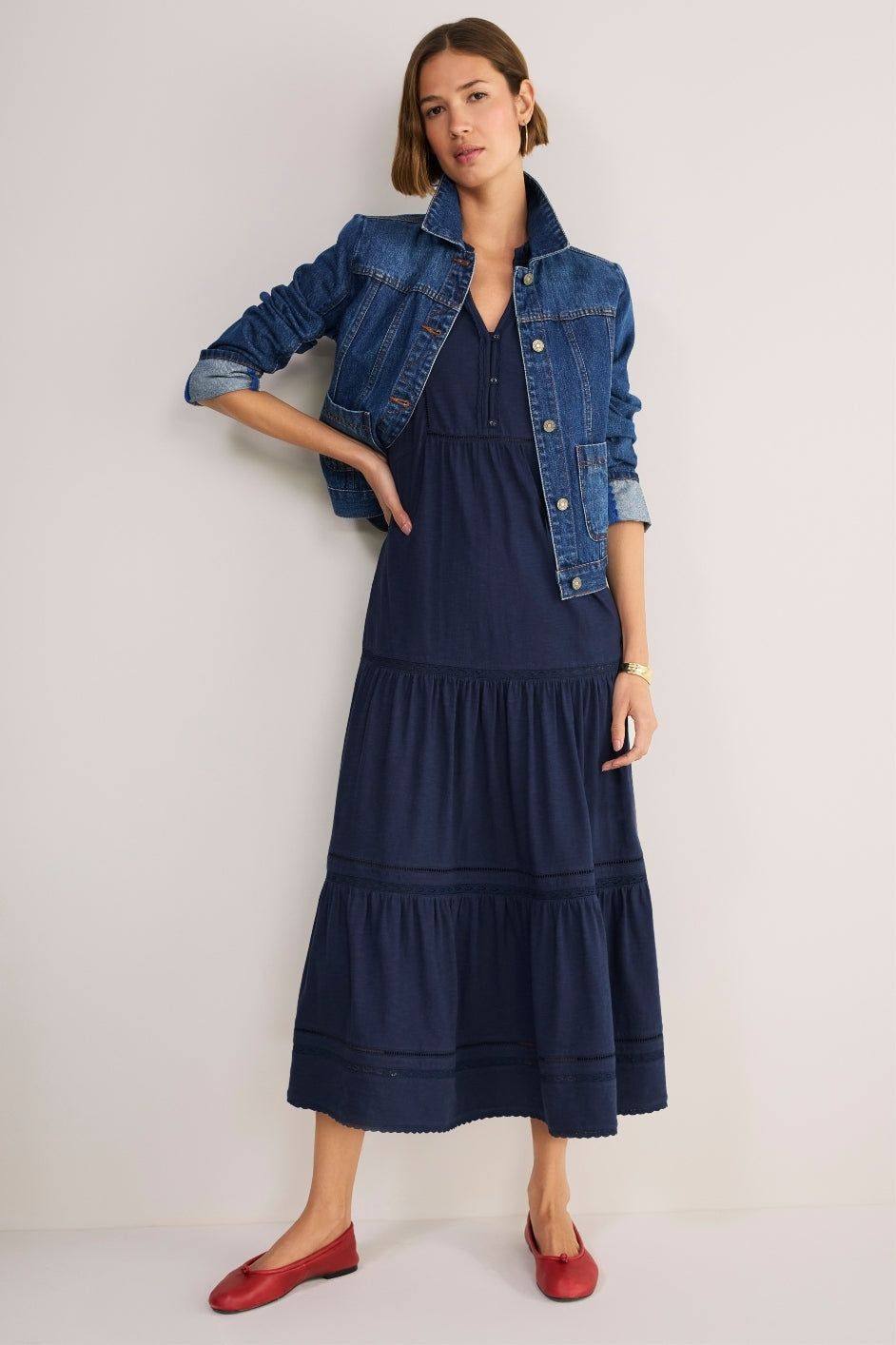 wyse denim dress Felicity Dress