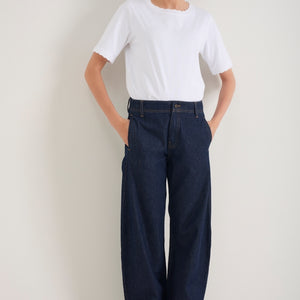 Thalia Barrel Jean - Rinse Wash
