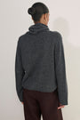 Thea Roll Neck Jumper - Charcoal Grey