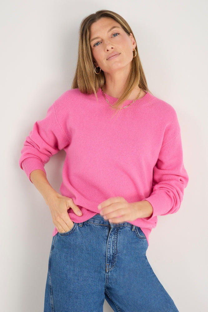 Theo Jumper - Perfect Pink