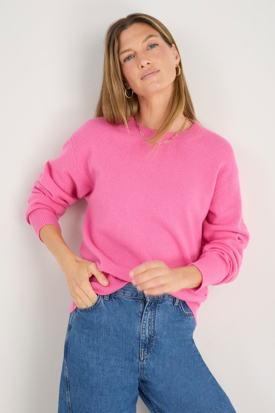 Theo Jumper - Perfect Pink