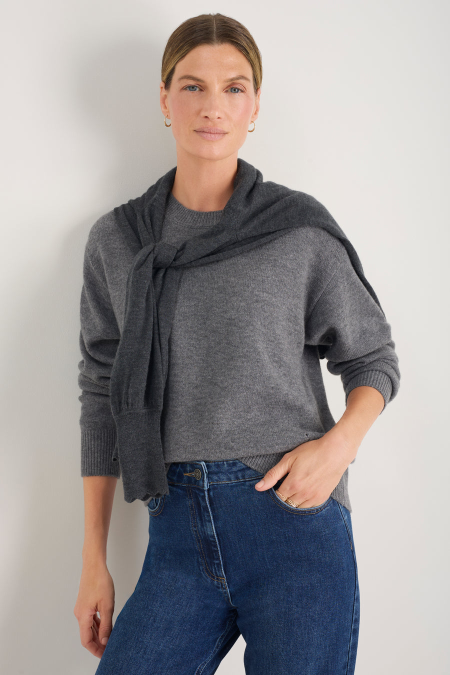 Theo Jumper - Charcoal Grey