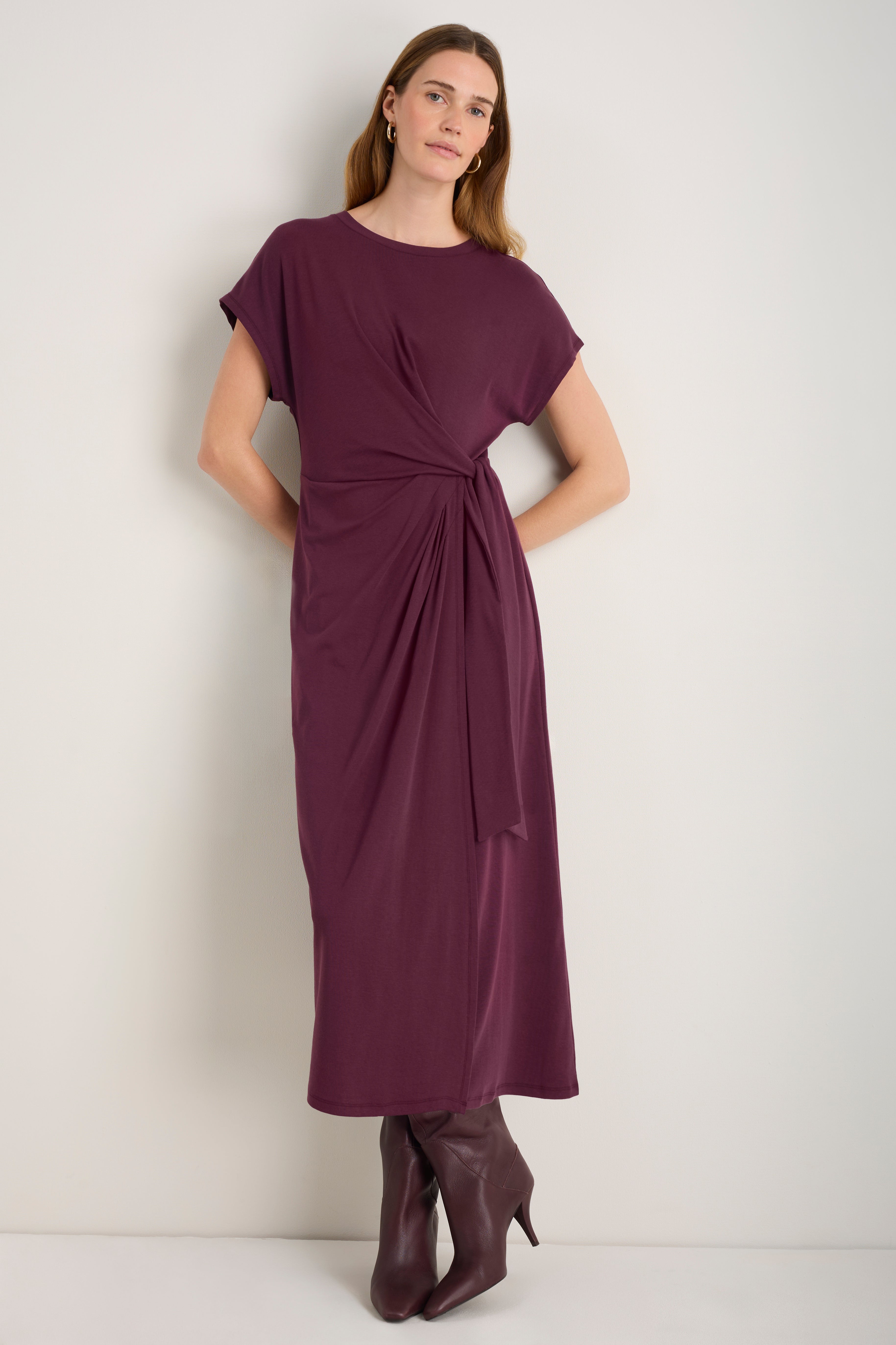 Long Sleeve Dress Empire Waist Wrap Dress Women's Dresses UK Designer Dresses By Women For Women WYSE London Long Sleeve Dress Empire Waist Wrap Dress Women's Dresses UK Designer Dresses By Women For Women WYSE London