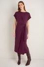 Tia Jersey Dress - Plum