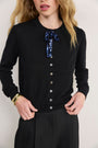 Tilda Multi Tie Cardigan - Black