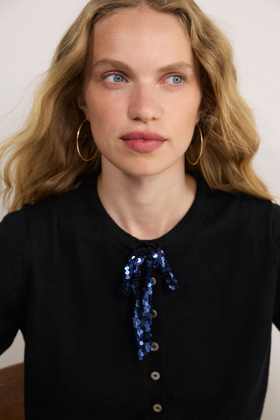 Tilda Multi Tie Cardigan - Black