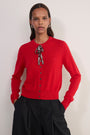 Tilda Multi Tie Cardigan - Red