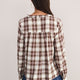 Tilly Blouse - Brown/Pink Check