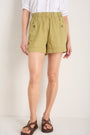 Tory Button Pocket Short - Soft Sage