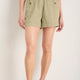 Tory Button Pocket Short - Soft Sage