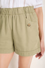 Tory Button Pocket Short - Soft Sage