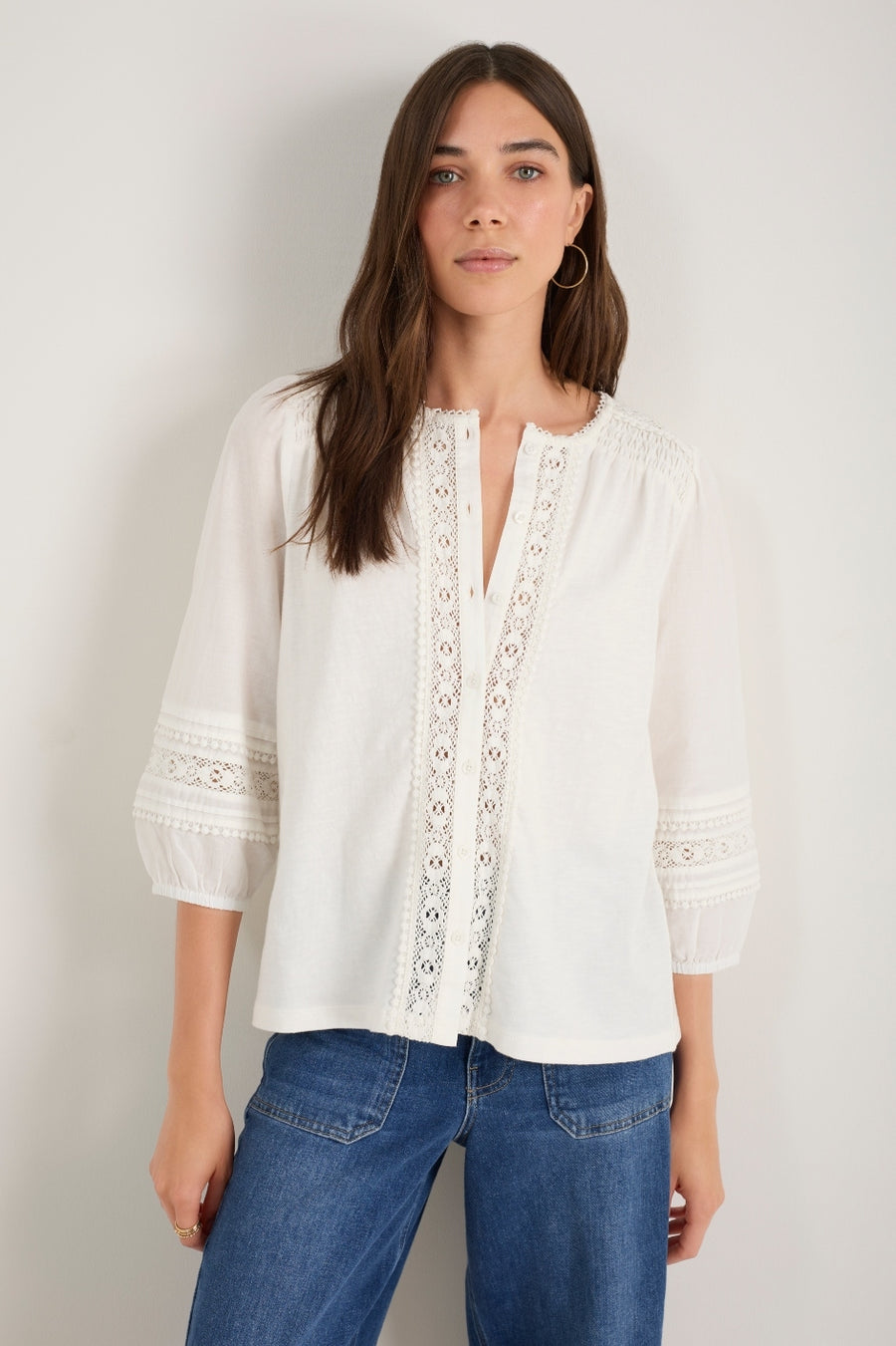 Valerie Top - Ivory
