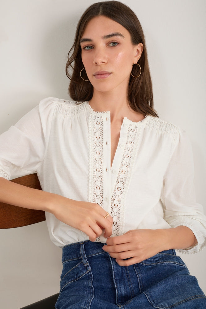 Valerie Top - Ivory