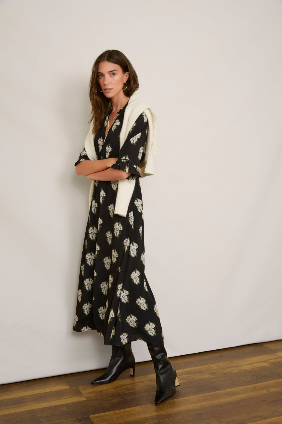 Vivien | Casual Women's Dress with Floral Print
