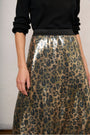 Vivienna Sequin Skirt - Leopard