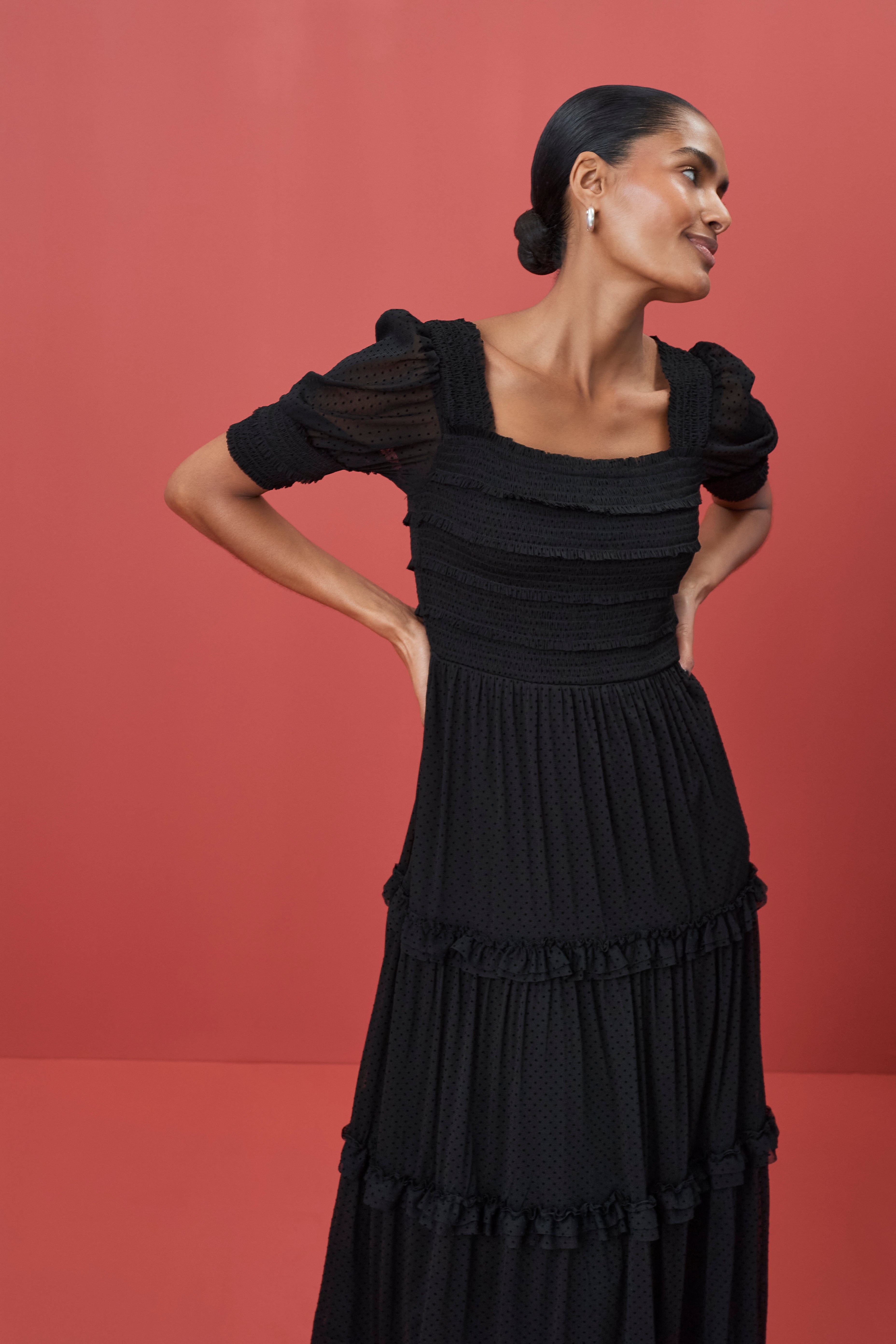 Blair Tulle Dress - Black
