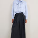Willa Crossover Wide Leg Trouser - Midnight