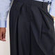 Willa Crossover Wide Leg Trouser - Midnight