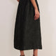 Willow Taffeta Skirt - Black