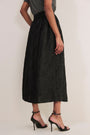 Willow Taffeta Skirt - Black