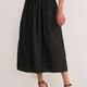 Willow Taffeta Skirt - Black