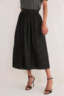 Willow Taffeta Skirt - Black