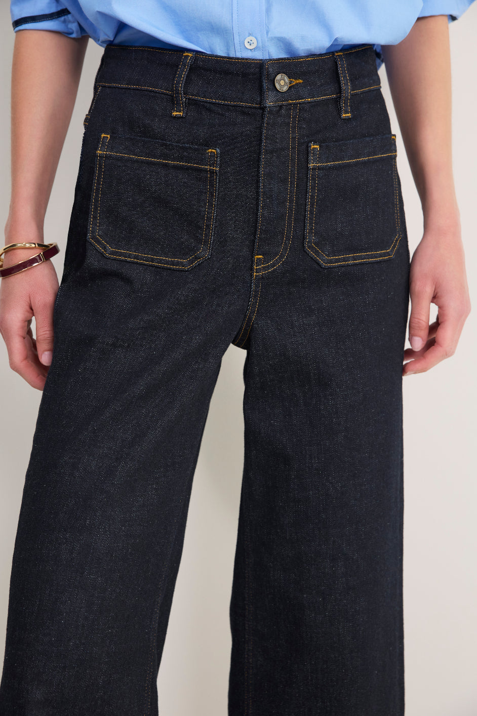 Willow Wide Flare Jean - Rinse Wash