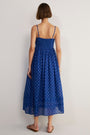 Maddison Dress - Soft Cobalt Shibori