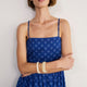 Maddison Dress - Soft Cobalt Shibori