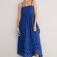 Maddison Dress - Soft Cobalt Shibori