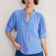 Fiona Blouse - Riviera Blue