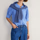 Fiona Blouse - Riviera Blue