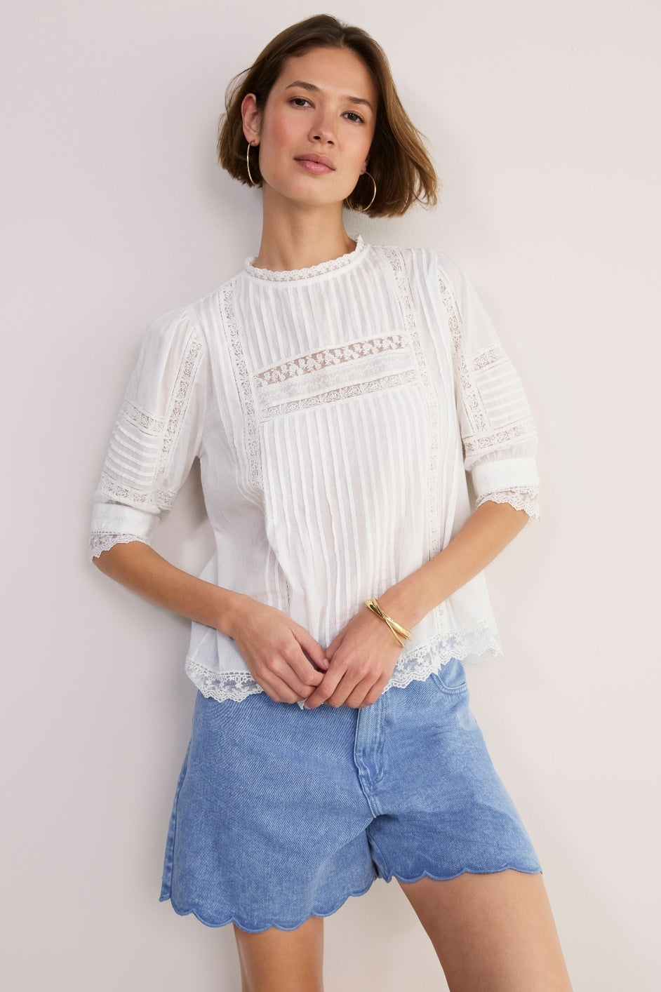 Yvonne Blouse - White