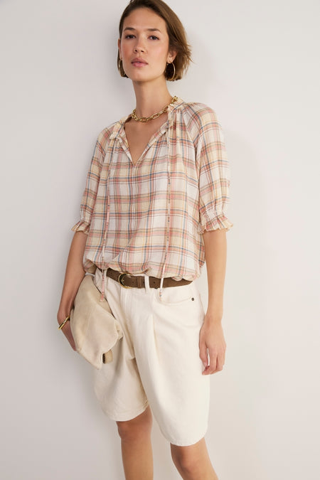 Keeley Blouse - Multi Check