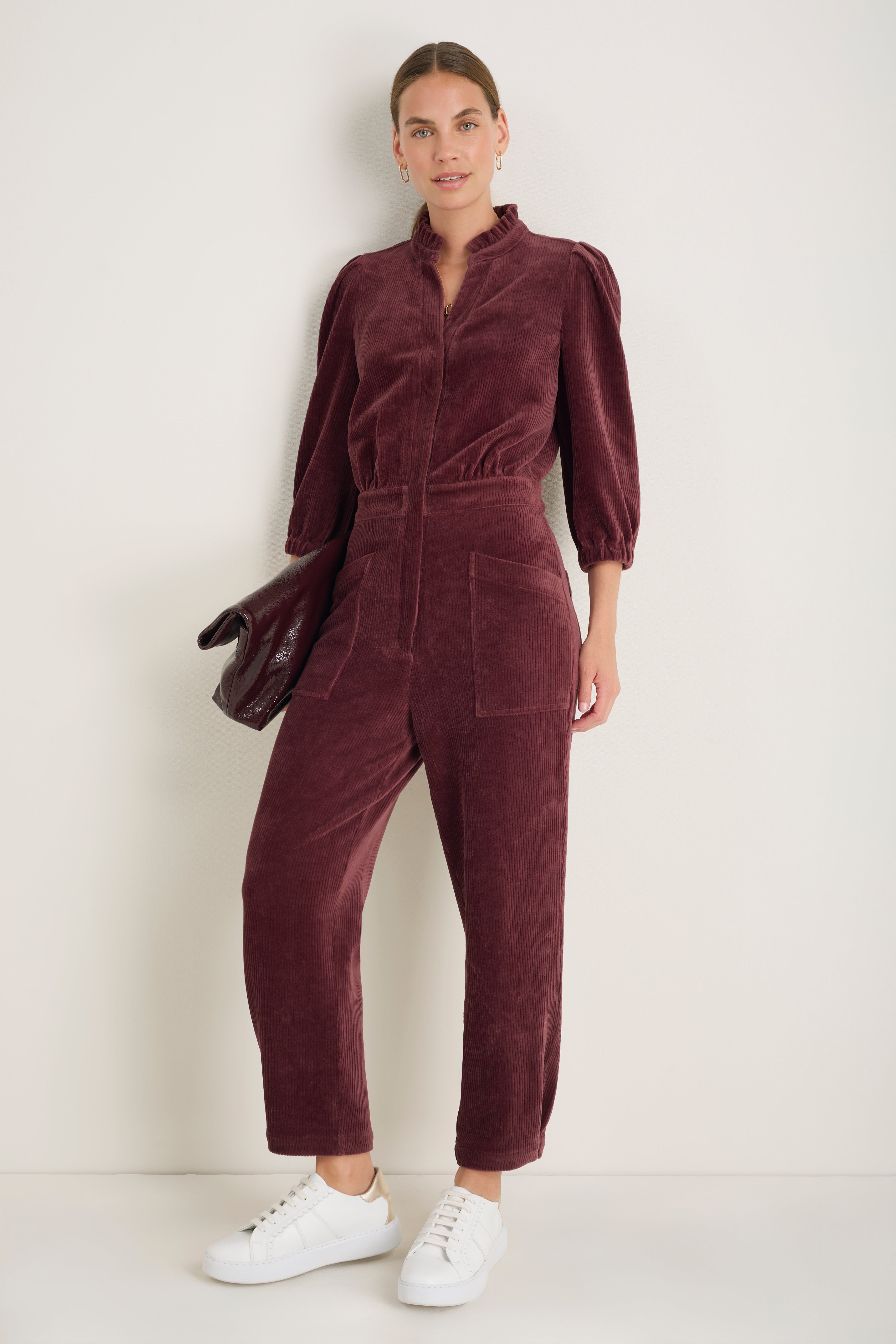 Monique Silk Velvet Jumpsuit - Midnight – WYSE London