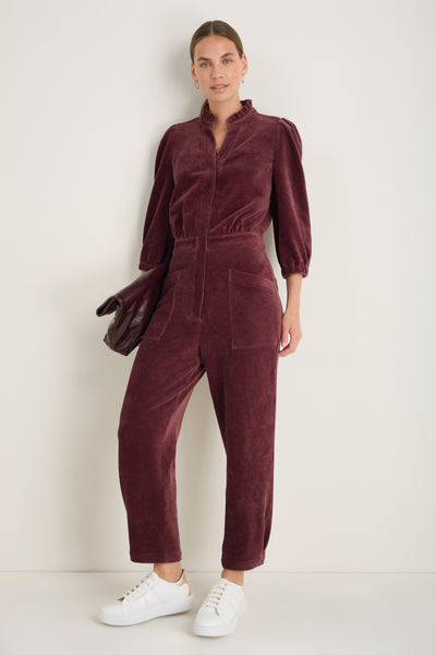 ZeenaCordVelourJumpsuit-