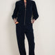 Zoe Pin Cord Jumpsuit - Midnight