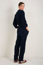 Zoe Pin Cord Jumpsuit - Midnight