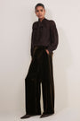 Zoey Silk Blouse - Aubergine